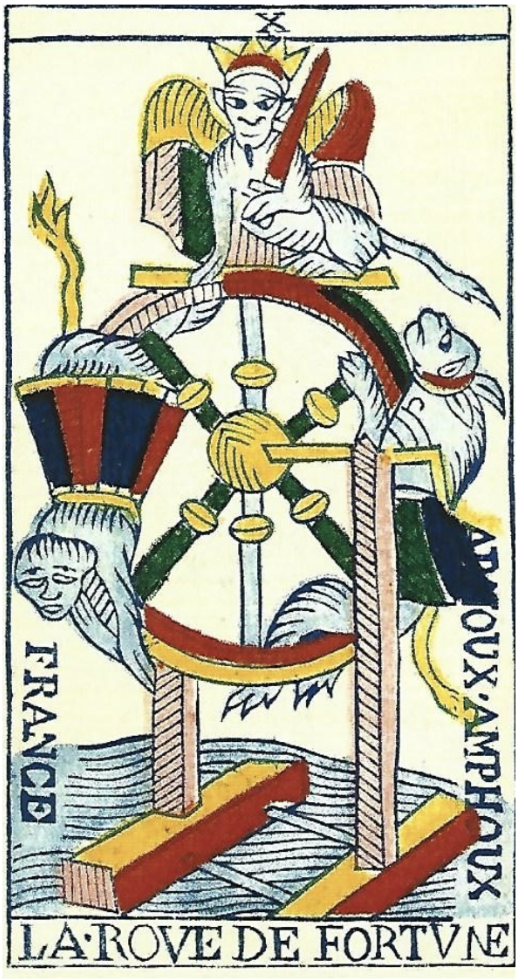Wheel of Fortune (Tarot Triptych) - Tetragrammaton